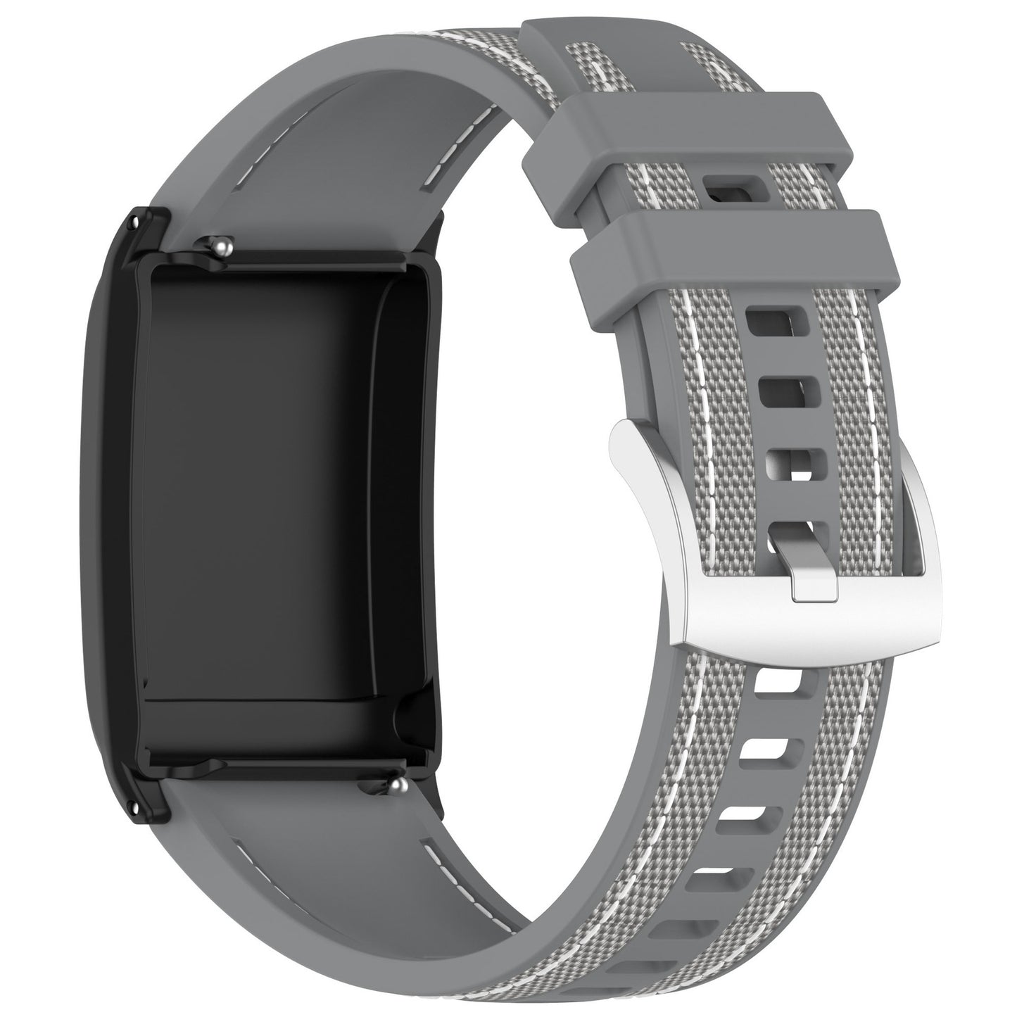 Woven Strap Watch Silicone Nylon Composite Wristband