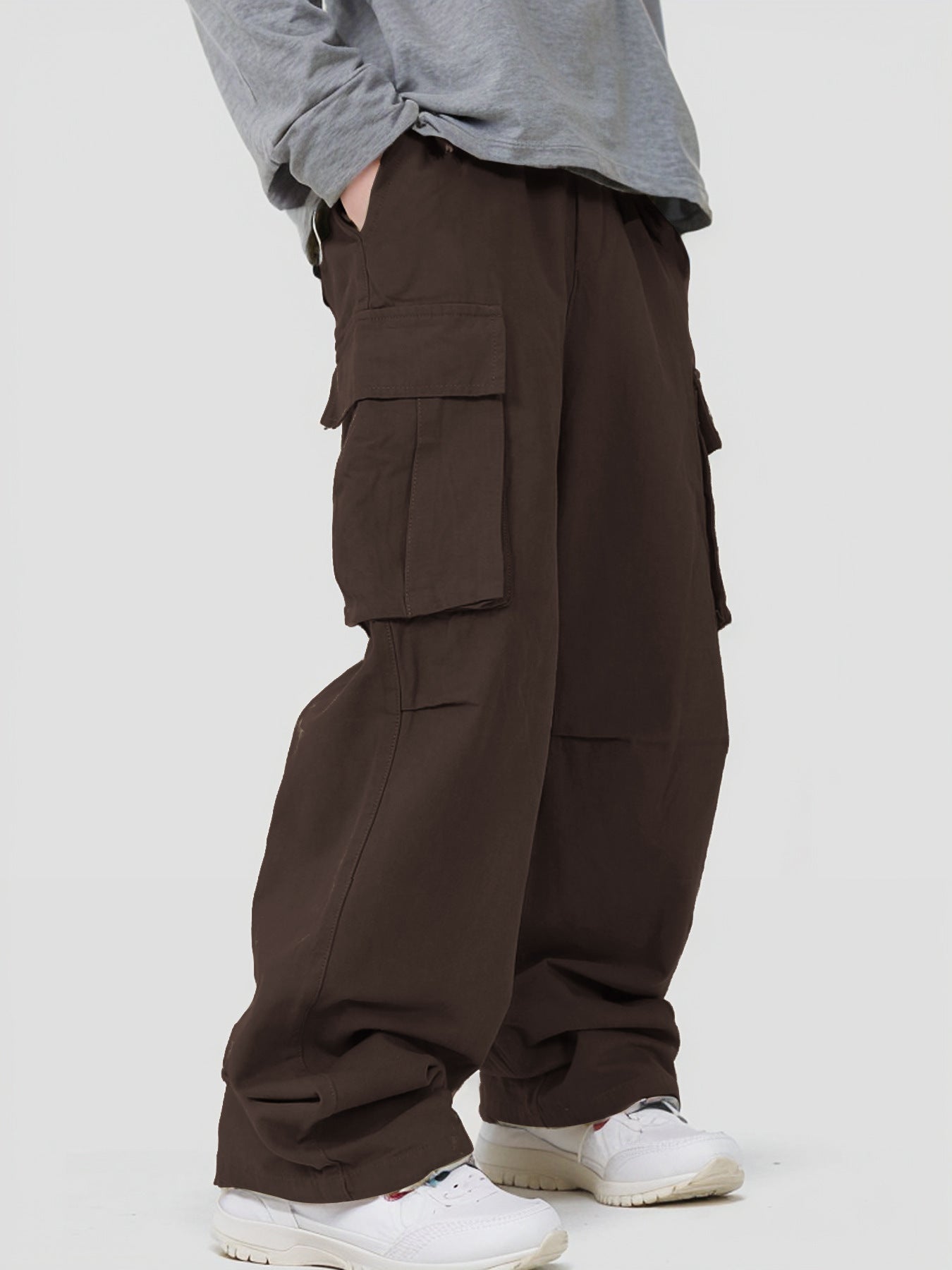 Casual Loose Three-dimensional Pocket Fried Street Overalls