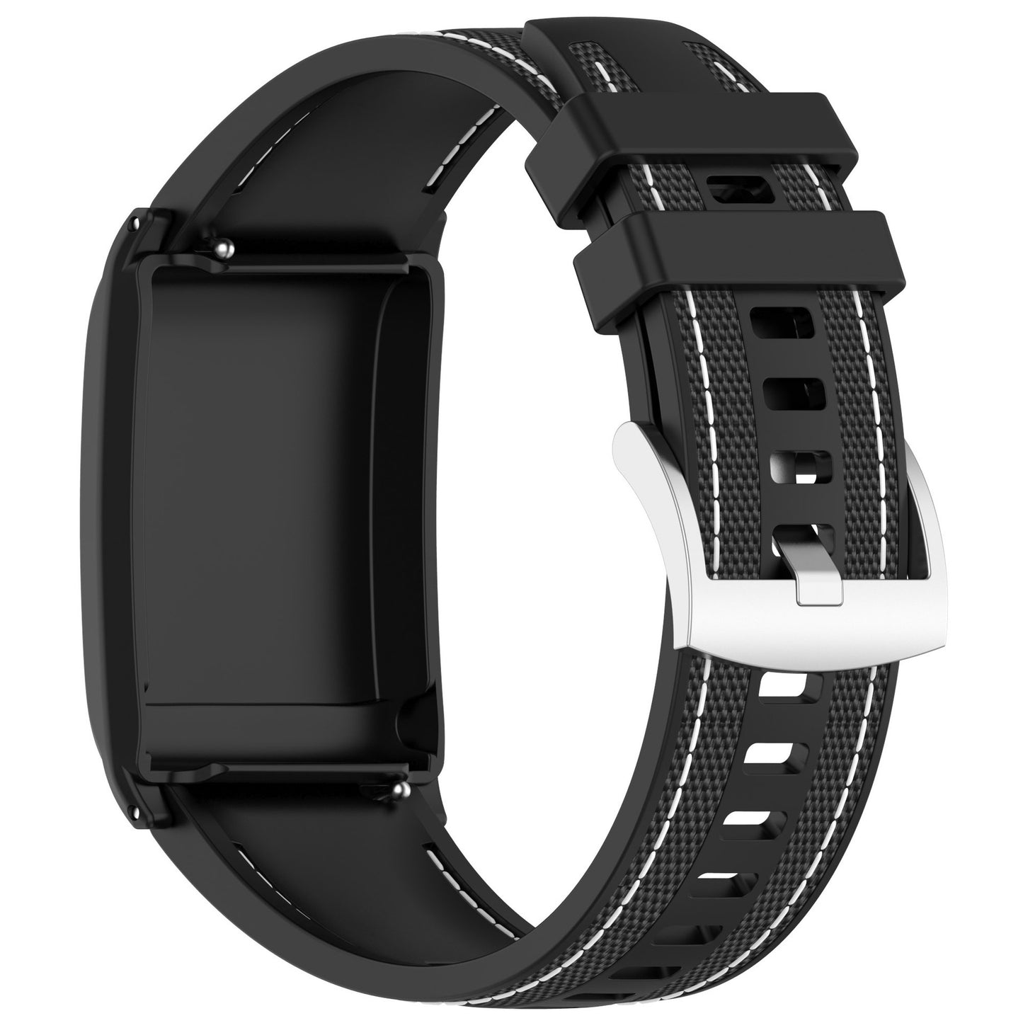 Woven Strap Watch Silicone Nylon Composite Wristband