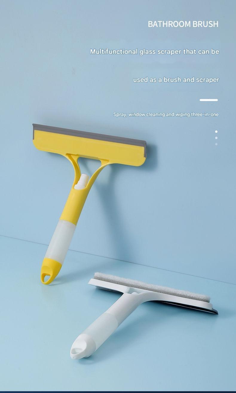 Window Cleaning Tool Home Glass Scraper 3-in-1 Squeegee Cleaning Tool For Mirrors Cleans Countertops Window Wiping